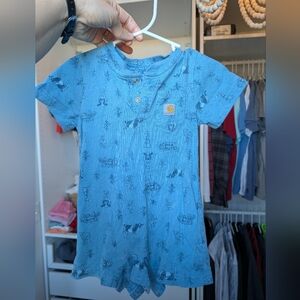 Carhartt Kids Blue Graphic Tee